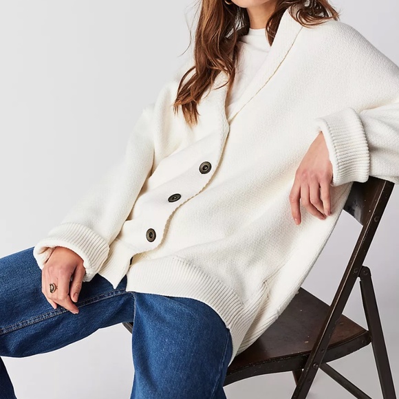 Free People Sweaters - Free People Chamomile Cardigan in Ivory